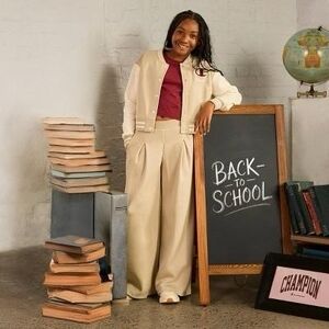 Champion Cream Varsity Jacket